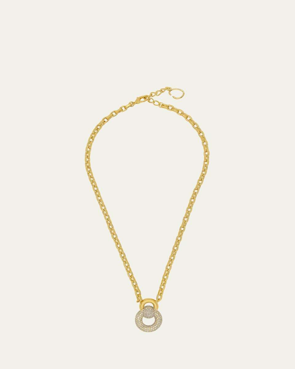 Rhinestone Drop Necklace